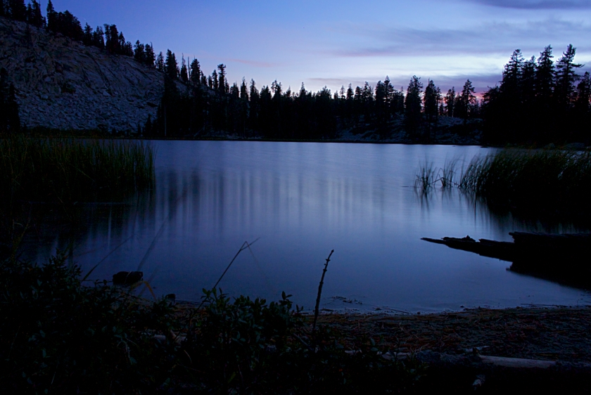 Weaver Lake at Dusk, Jennie Lakes Wilderness, Sequoia National Forest